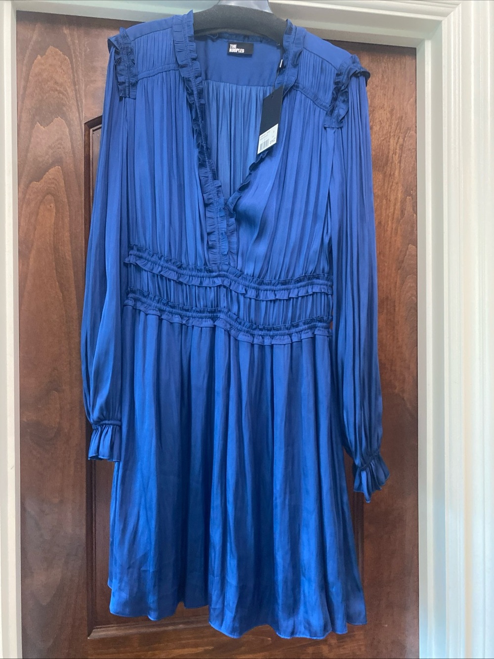 The Kooples Womens Blue Short Dress Fr Sz 2 US 6 NWT MSRP $275